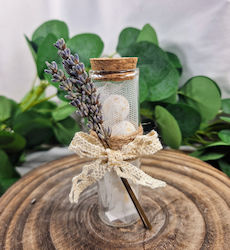 Wedding Favor Glass Bottle Cork Lavender