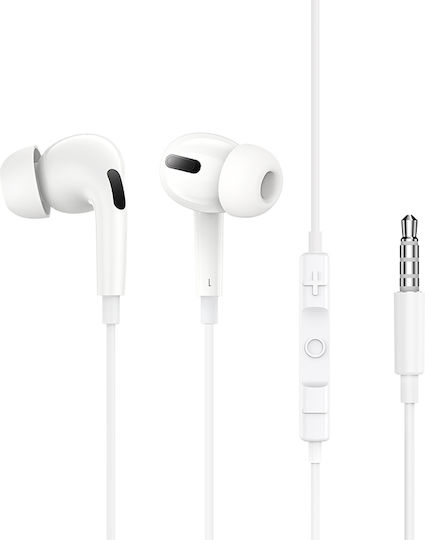 Baseus Encok In-ear Handsfree Headphones with Connector 3.5mm White