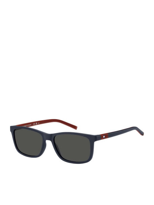 Tommy Hilfiger Ochelari De Soare Unisex Cu Ramă Din Plastic Albastru Marin Și Lentile Gri TH2244/S PJP/IR