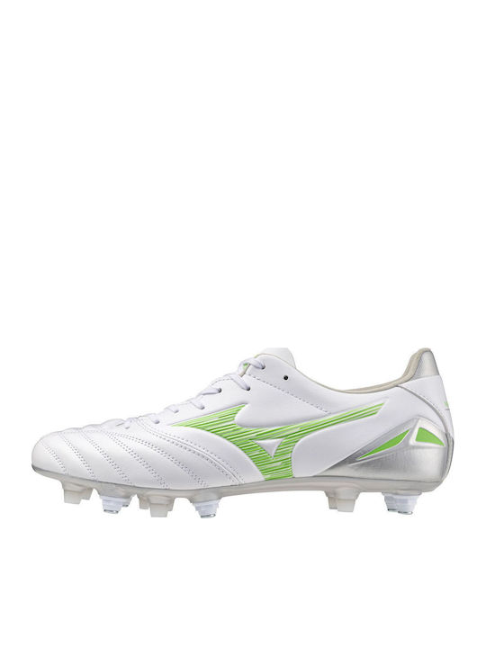 Mizuno Morelia Neo Iv Pro Mix Футболни Обувки с Бутони Бял