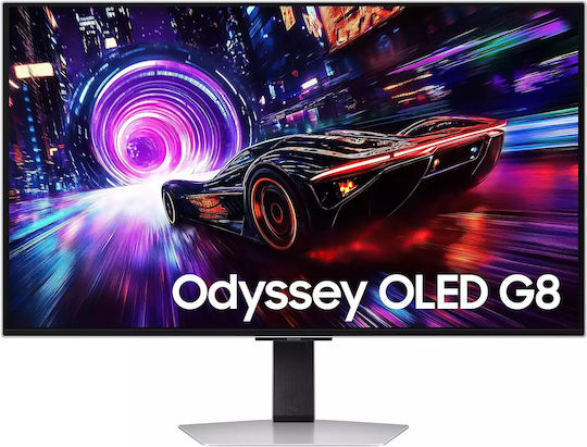 Samsung G8 G81SF OLED HDR Monitor 32 Zoll 4K 3840x2160 240Hz mit Reaktionszeit 0.03ms GTG Silber