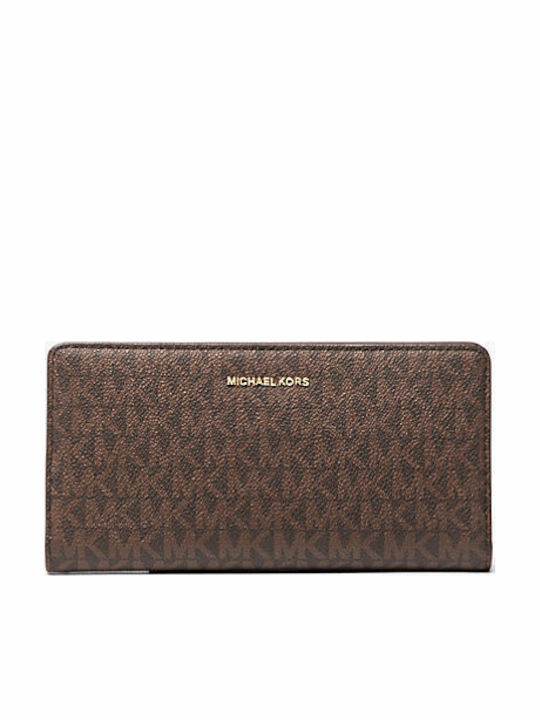 Michael Kors Μεγάλο Γυναικείο Πορτοφόλι Καφέ