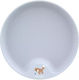 Little Dutch Baby Food Plate Mio Forest Friends made of Plastic Light Blue