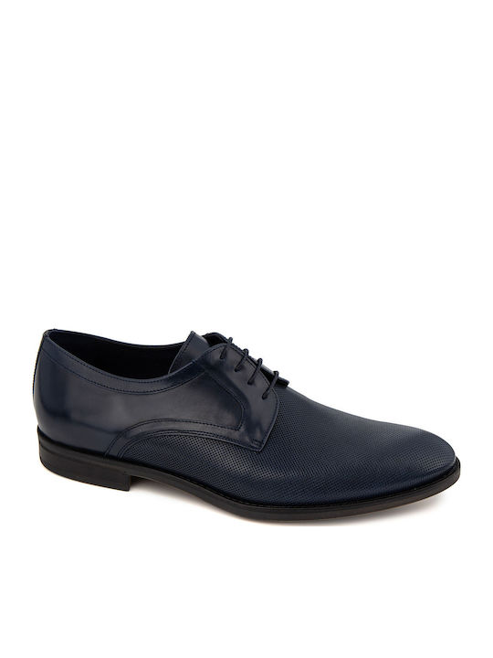 Damiani Men's Leather Dress Shoes Blue