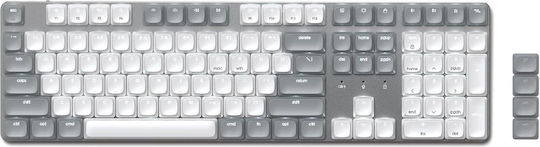 Satechi Slim SM3 Ασύρματο Gaming Μηχανικό Πληκτρολόγιο με Φωτιζόμενα πλήκτρα (Αγγλικό US) Γκρι