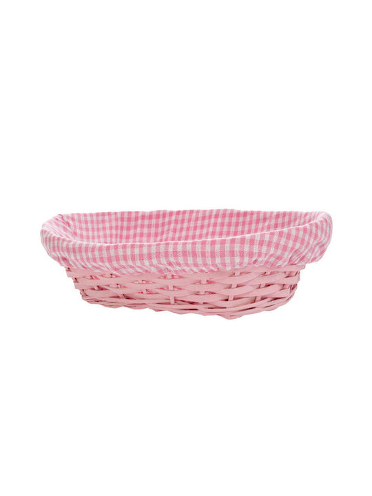 Iliadis Decorative Basket Fabric Pink 33x23x9cm