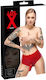 Slip din latex cu dildo
