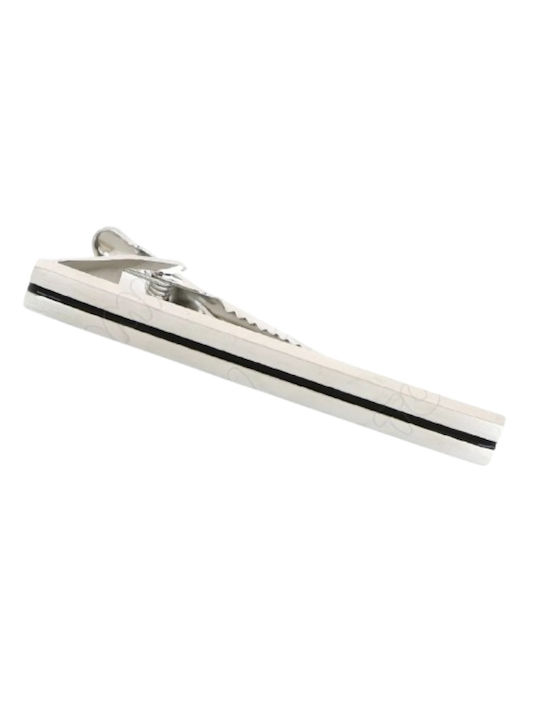 Ascot Steel Tie Clip Silver