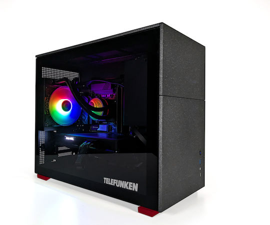 Telefunken Sprite Гейминг Настолен компютър (i5-14600KF/16GB DDR5/1TB SSD + 1TB SSD/GeForce RTX 4060 Ti/W11 Home)