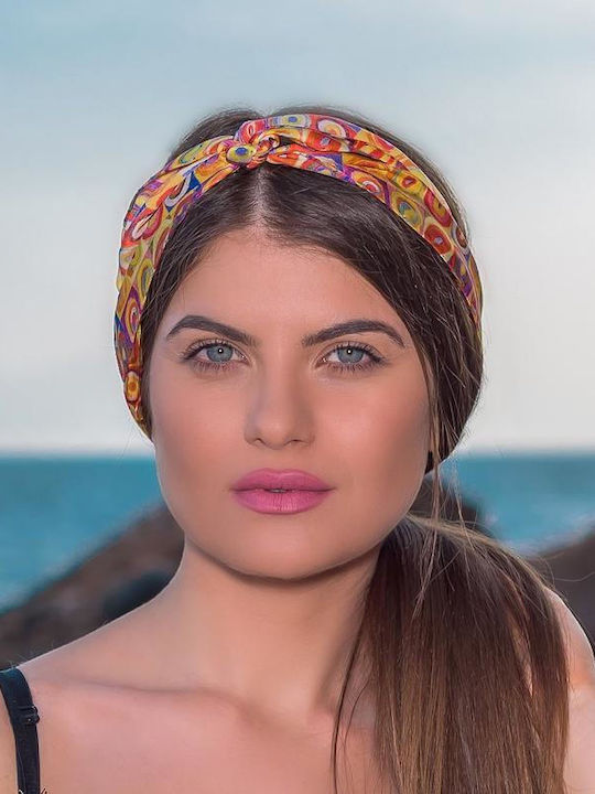 Kalfas Luxury Silk Γυναικείο Μεταξωτό Φουλάρι Πολύχρωμο