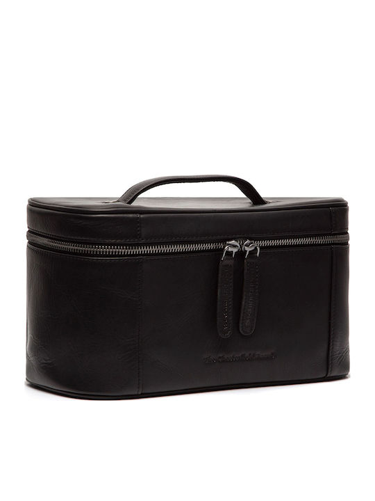 Beauty Case Νεσεσέρ Δέρμα Chesterfield Brand Limone C08.049500 Μαύρο