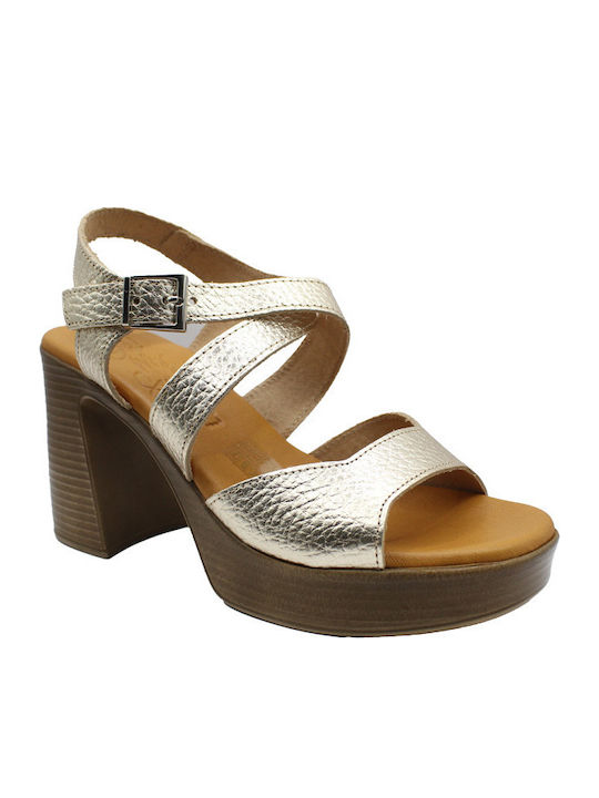 Oh My Sandals Πέδιλα Ασημί