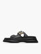 Women's Flat Sandals Flatforms in Black Color