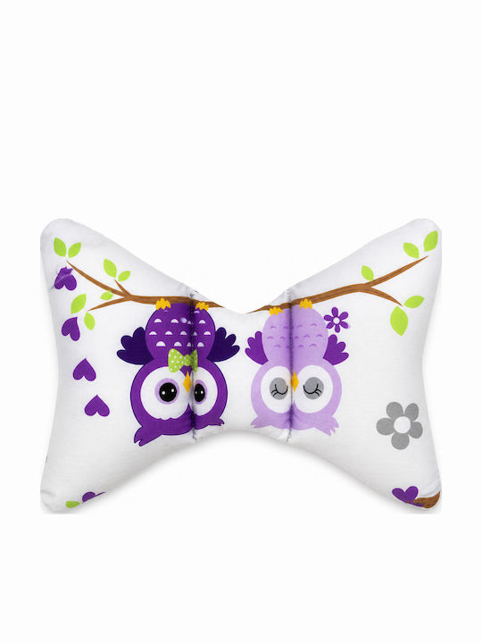 Butterfly Baby Pillow Purple Owls