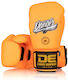 Danger Equipment Boxhandschuhe Leder für Kampf Orange