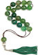 Roloi Komboloi Agate Worry Beads Green 30cm