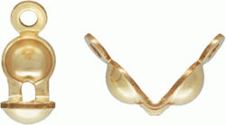 Steel End Cap Golden Carlota 4mm 20pcs 6-24 Steel End Cap Golden Carlota 4mm 20pcs 6-24