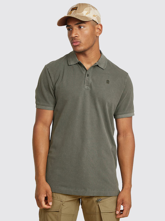 G-Star Raw Dunda Overdyed Polo Μπλούζα Κοντομάν...
