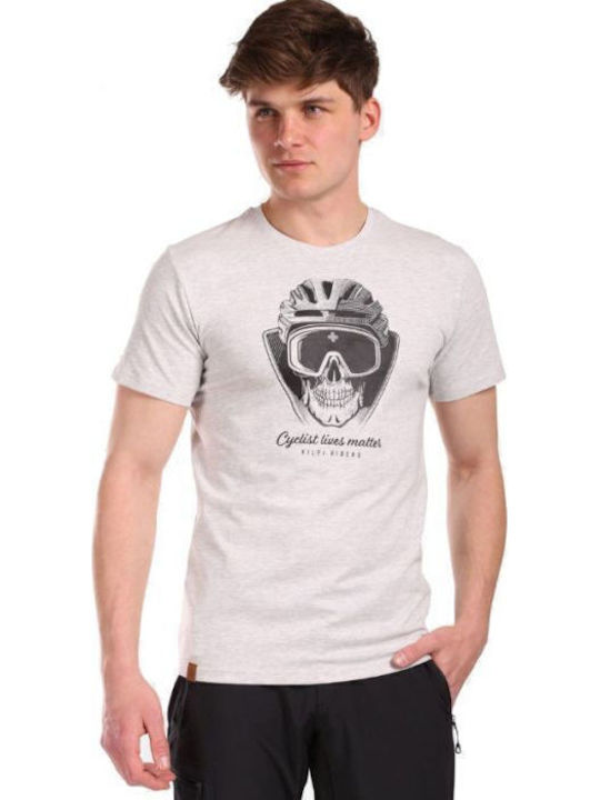 Vibe T-shirt Γκρι Ανοιχτό