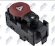 Διακοπτης Φωτων Σταθμευσης Alarm Renault Clio Iii '06-'12 Twingo Iii '14 Modus 6pin
