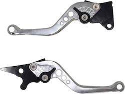 Ride It Set Brems-/Kupplungshebel für Motorräder Einstellbar für Honda PCX 125 Silber 2320006 Ride It Set Brems-/Kupplungshebel für Motorräder Einstellbar für Honda PCX 125 Silber 2320006