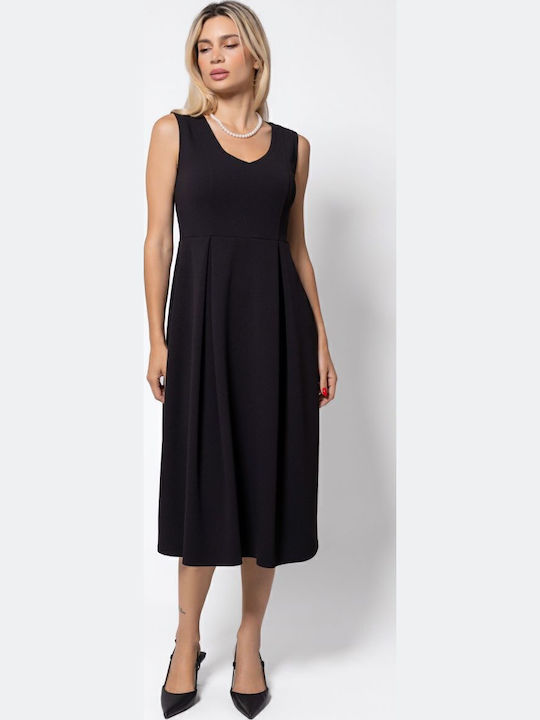 BelleFille Midi Φόρεμα Μαύρο