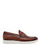 Δερμάτινα Ανδρικά Loafers σε Ταμπά Χρώμα