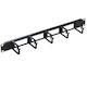 Органайзер за кабели Mirsan Mr.okp2u19.01 2U 19" 5 щипки Soho шкафове черен