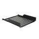 19" Mirsan Mr.hrm2u55.01 Рак шкаф за сървъри 486 X 550 X 88 мм 2U D=450 мм вентилиран 4-точково монтиране 30 кг товар черен