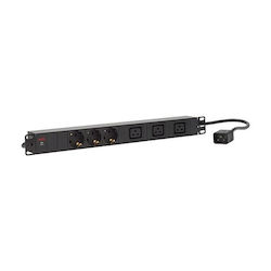 Aeg Pdu 16-2 6000006832 Power Strip 19" Rack Pdu 3x Grounded Ge Sockets/3x Iec320 C19 Black
