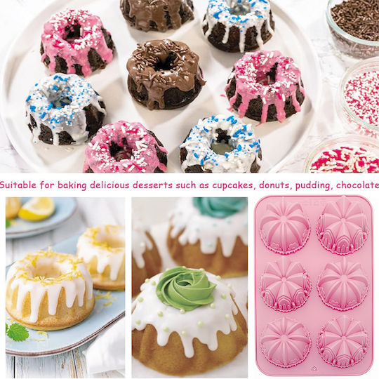 Silicone Cupcakes & Muffins Baking Pan 26x17x3cm