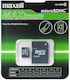 64GB microSDXC Memory Card With Adapter Maxell Class 10 Read Speed 40MB/s Write Speed 10MB/s