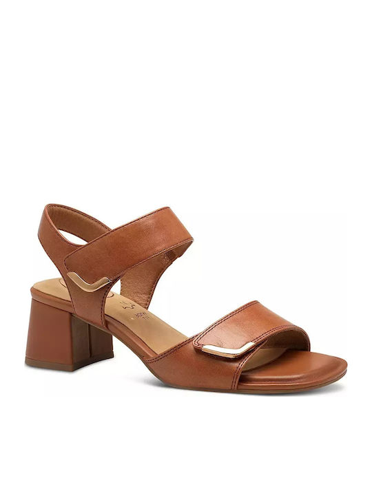 Leather Sandals Anatomic Tabac Brown