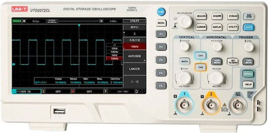 Uni-T UTD2072CL Oszilloskop Zähler 25MHz mit 2 Analoge Kanäle