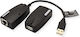 Roline Мрежов Адаптер 12.99.1123 От Usb Тип A M Към Rj-45 Cat5e/cat6 F 480mbit/s Черен