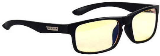 Gunnar Enigma Onyx Gaming Glasses Adjustable Silicone Nose Pads Chrome Frames