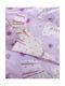 Αιγαίον Σεντόνι Μονό Βαμβακερό Purple 100x200cm