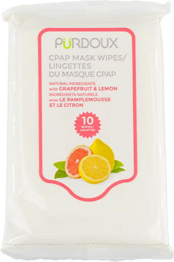 Reisetücher zur Reinigung von CPAP-Masken Grapefruit & Zitrone Choice One Medical