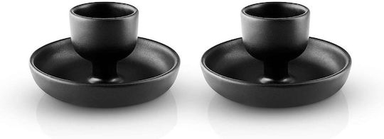 Eva Solo Suport pentru ouă Ceramică Negru 2pcs