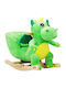 Spielwerk Manual Relax pentru Bebeluși Leagăn Dinosaur cu Muzică Verde