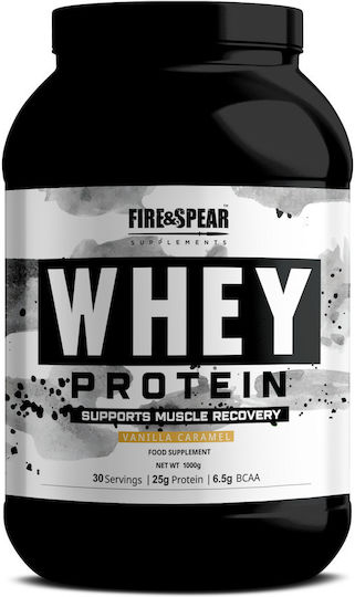 Fire & Spear Whey Protein Protein Whey Gluten Free with Flavor Vanilla Caramel 2kg