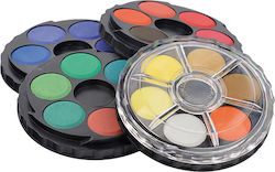 Aquarellfarben 24 Farben in runder Verpackung Koh-i-noor