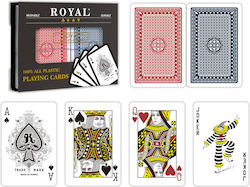 Set 2 Pachete de Cărți de Poker din Plastic Royal Canasta Set 2 Pachete de Cărți de Poker din Plastic Royal Canasta