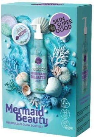 Natura Siberica Mermaid Beauty Skin Care Set for Moisturizing, Body Cleaning & Brightening 2pcs