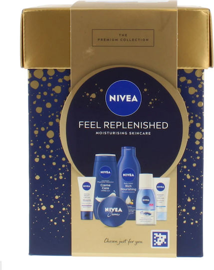 Nivea Feel Replenished Skin Care Set for Moisturizing 6pcs