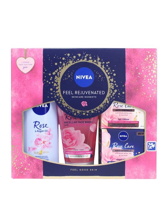 Nivea Feel Rejuvenated Skin Care Set for Αnti-ageing & Facial Cleaning Nivea Feel Rejuvenated Skin Care Set for Αnti-ageing & Facial Cleaning