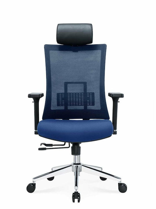 RFG Luxe Bürostuhl Exekutive mit Einstellbaren Blauen Armen