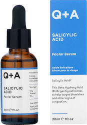 Q+A Natural Skincare Salicylic Acid Face Serum 30ml