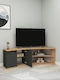 TV-Ständer Termera Kiefer-Anthrazit M135xT67,7xH48,6cm