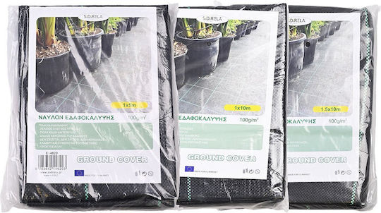 Klikareto 700-01395 Ground Cover Fabric 1.5x10m Black